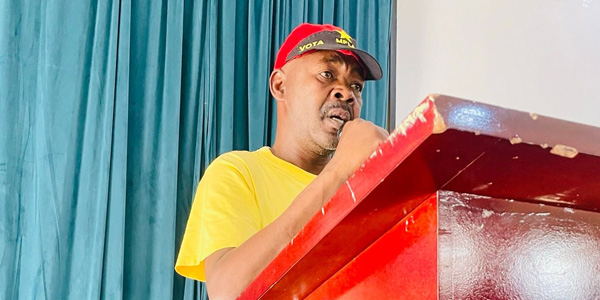 Naledzani “Nale” Mashapa, the president of the South African Students Congress (Sasco)